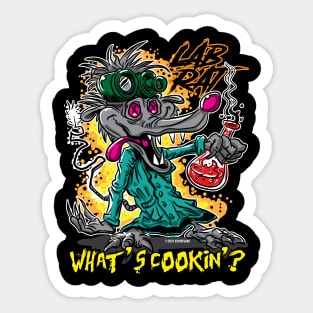 What's Cookin Lab Rat Sticker